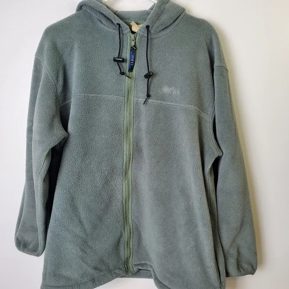 Llbean Hooded Fleece Zip Jacket - Picture 1 of 8